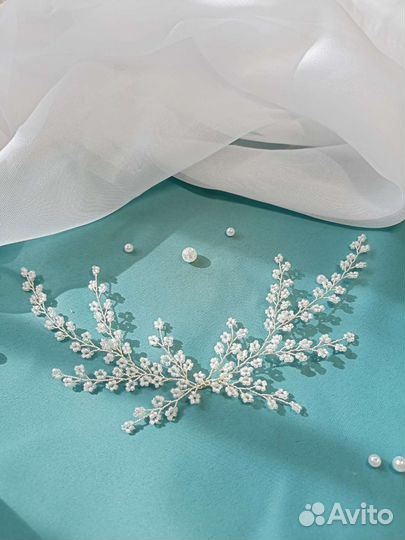 Свадебная веточка / свадебные украшения для волос