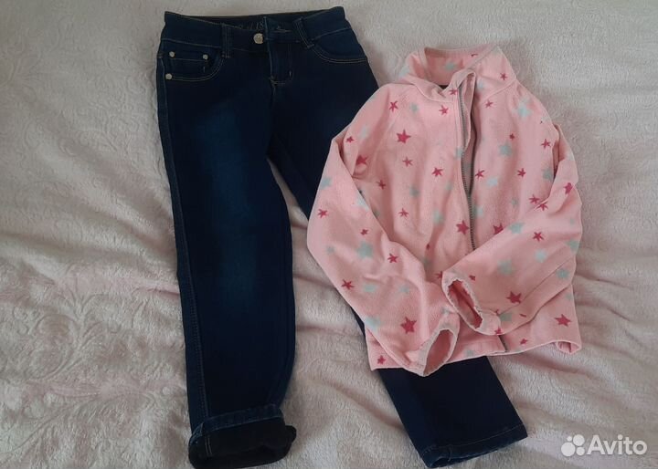 Пакет вещей на девочку на рост 116см