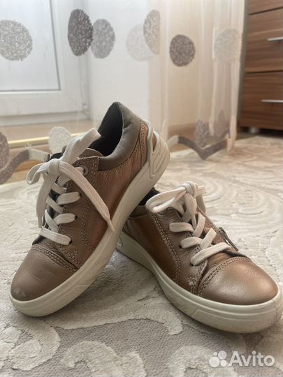 Кеды/ботинки/демисезон ecco для девочки