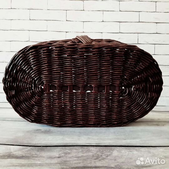 Корзина плетеная для грибов