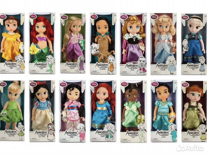 Куклы Принцессы Диснея Disney Animators original