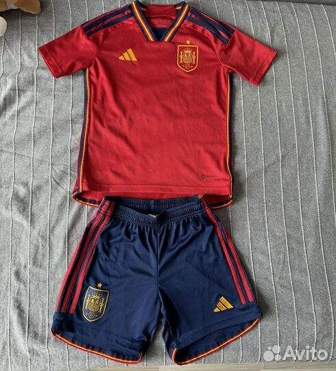 Детская футбольная форма adidas оригинал, 140 рост