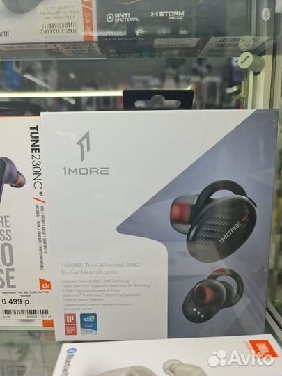 1more True Wireless ANC In-Ear Headphones, черный