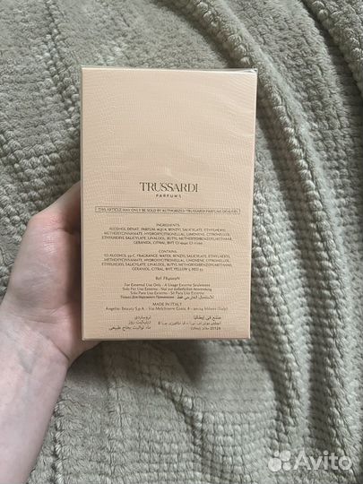 Туалетная вода женская Trussardi 100мл