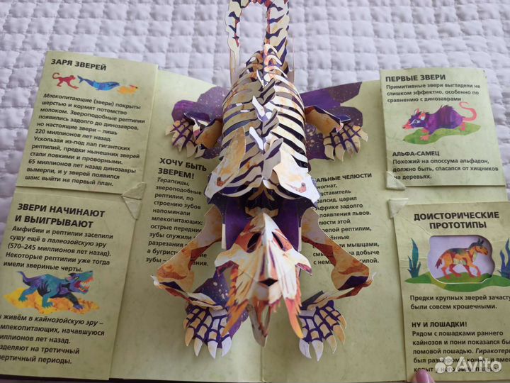 Книга с окошками Энциклопедия древностей Звери