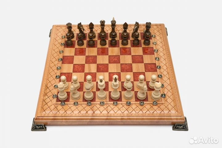 Шахматы резные деревянные