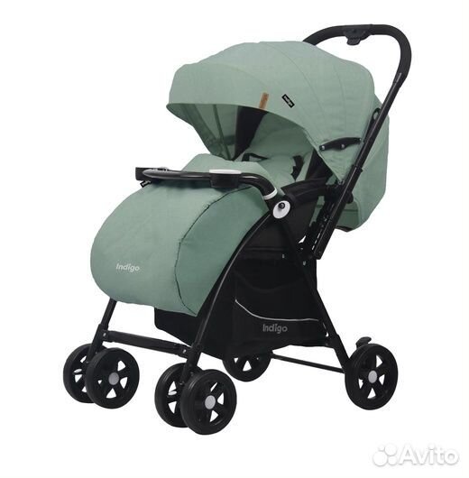 Коляска прогулочная с перекидной ручкой Индиго