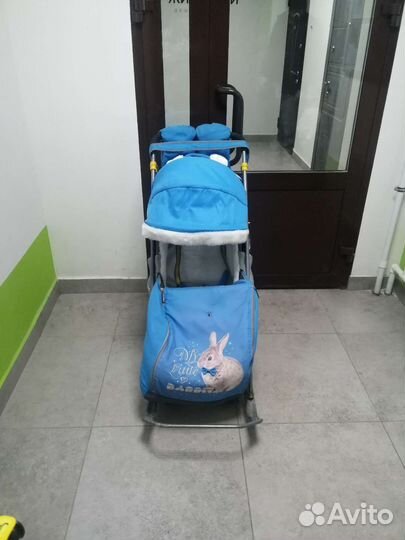 Детские санки коляска ника
