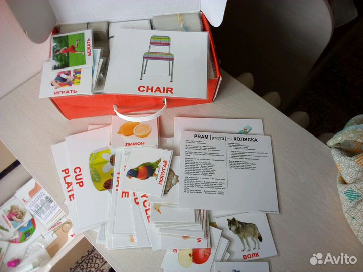 Карточки для изучения английского языка