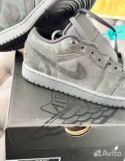 Nike Air Jordan 1 Low Se Craft Smoke Grey Оригинал