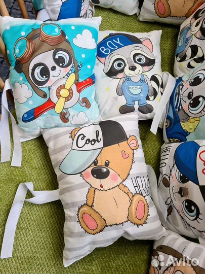 Бортики в кроватку новые