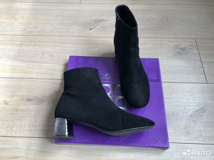 Ботильоны topshop замшевые 40 р