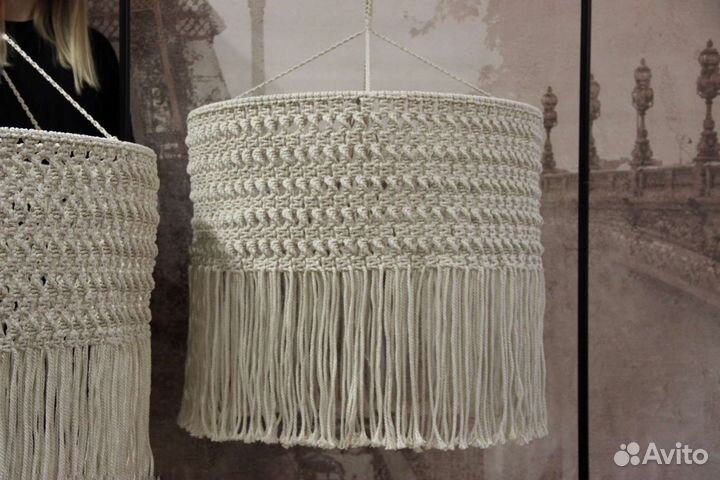 Макраме абажуры