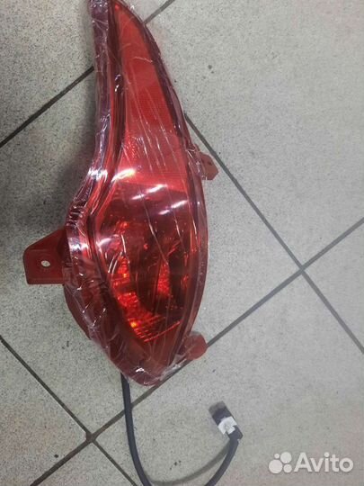 Фонарь катафот задний Хюндай Солярис седан