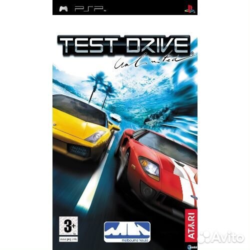 Test Drive Unlimited PSP анг. б\у без бокса