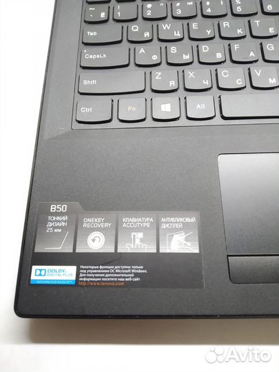 Черный Ноутбук Lenovo B50 30, 15.6, Windows 10 PRO