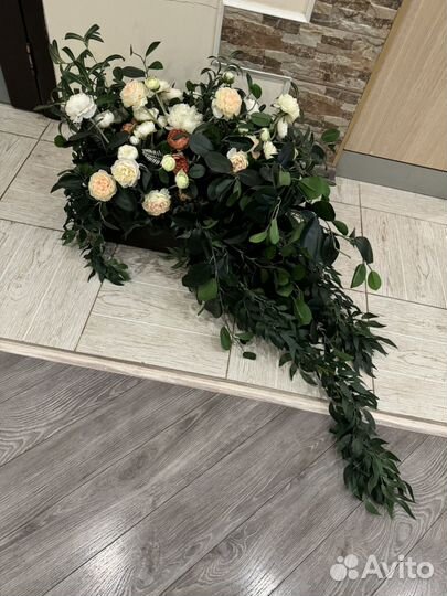 Цветы на свадьбу, экибана из цветов