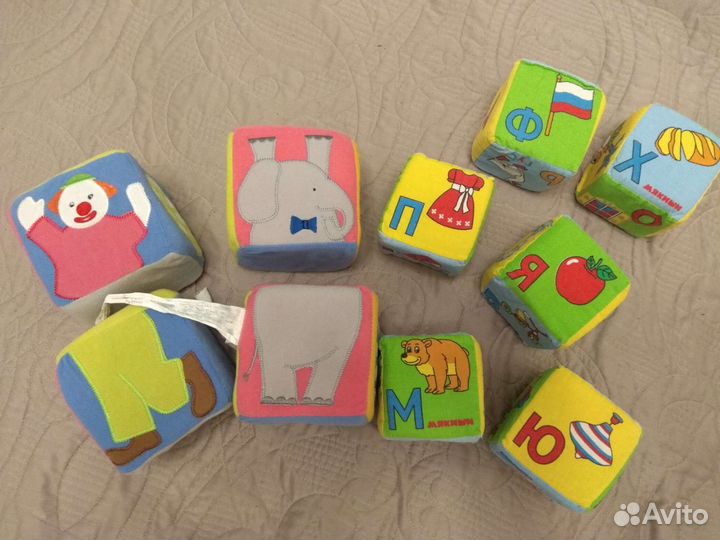 Кубики мякиши Алфавит и Икеа
