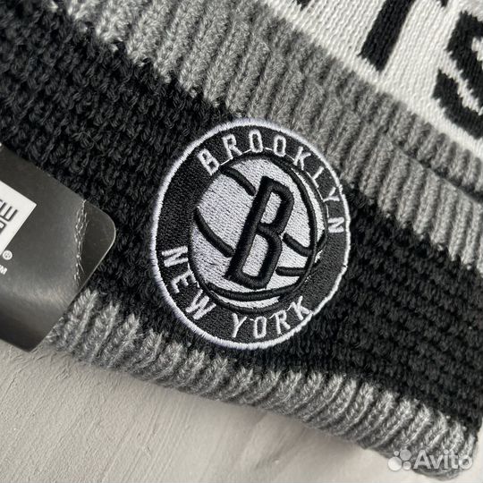 Шапка зимняя Brooklyn Nets NBA