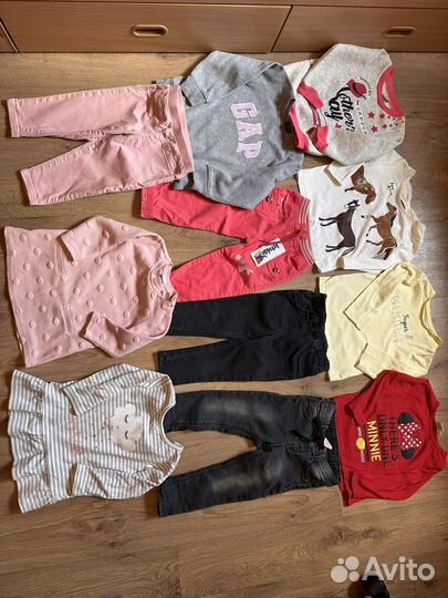 Набор пакет вещей на дев18-24 мес в идеале бренды