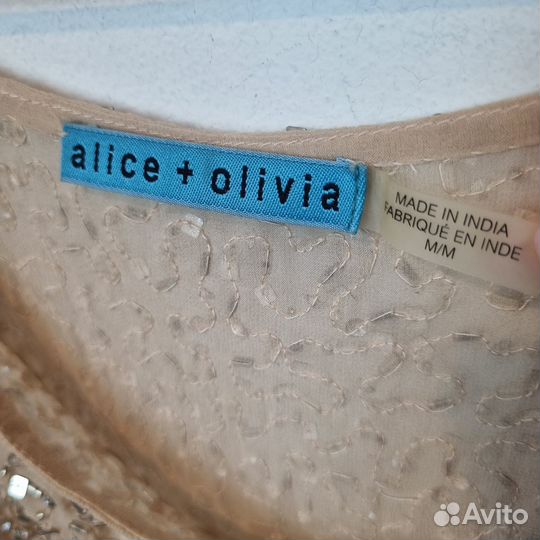 Топ Alice + Olivia 46 M с пайетками