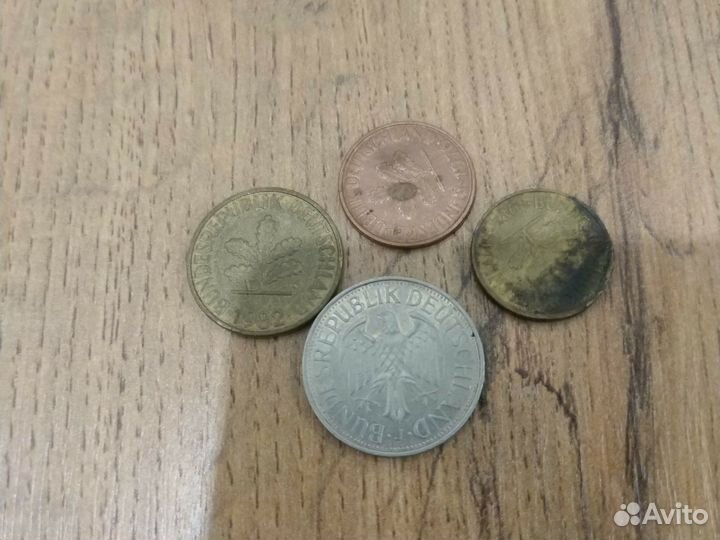 Монеты Германия 4 шт
