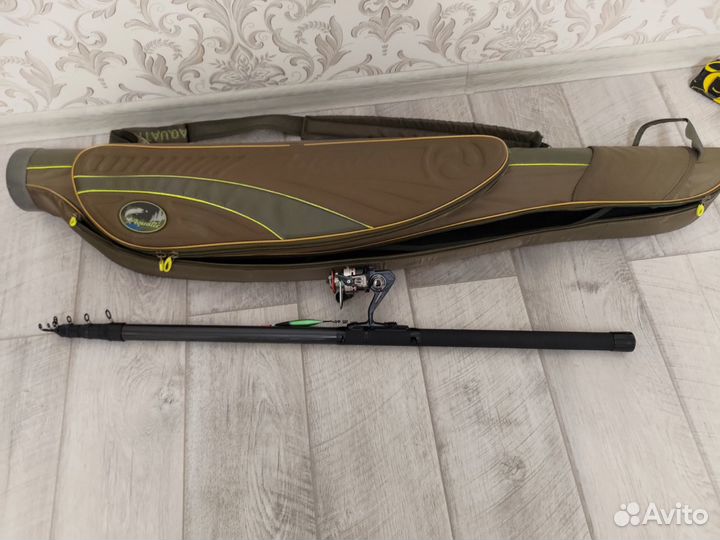 Болонская удочка Волжанка Вариант и Чехол Aquatic