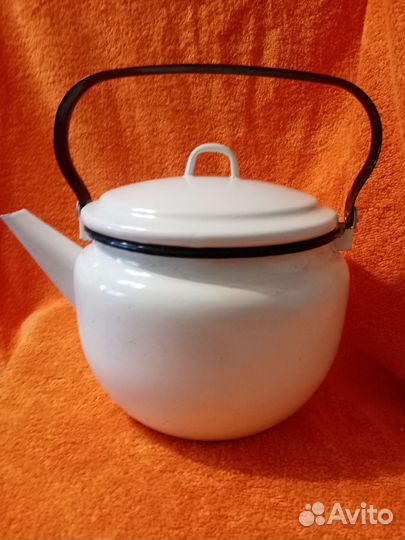 Чайник кастрюля друшлаг эмалированный СССР