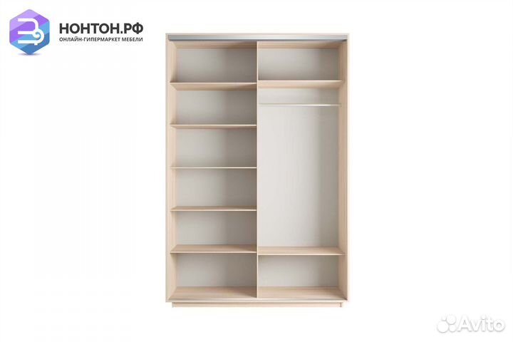 Шкаф-купе 2-х дверный Нонтон фото №1010 / дуб моло