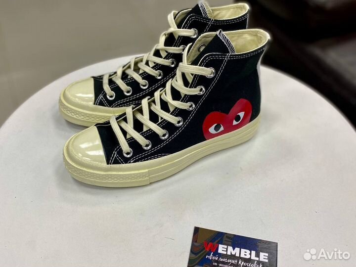 Кеды Converse Comme des garcons высокие