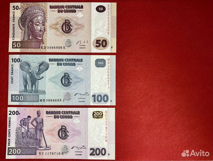 Банкноты Танзания / Конго
