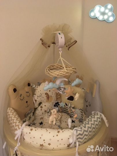 Бортики в детскую кроватку