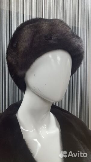 Женский норковый берет шн-101