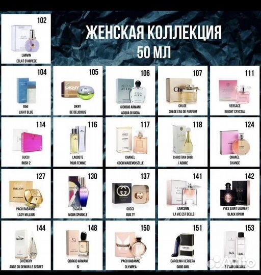 Духи «Essens» премиум класса Чешской компании