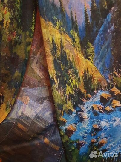 Шарф палантин кашемировый