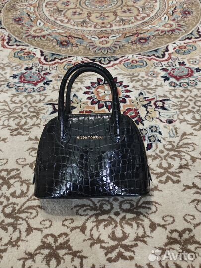 Кожаная женская сумка оригинал Gilda Tonelli