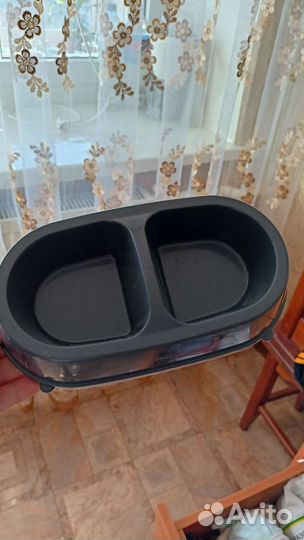 Шлейка для маленькой собаки и миска