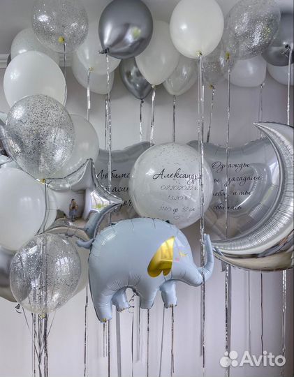 Воздушные шары на выписку из роддома