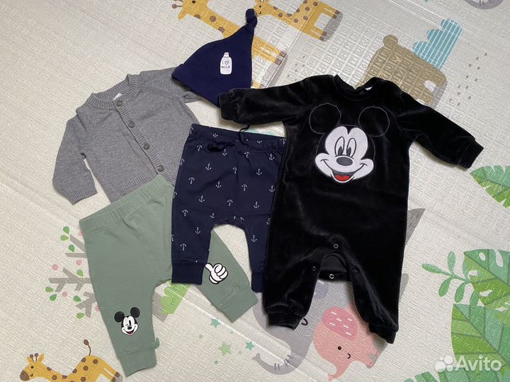 Пакетом: Вещи на мальчика H&M 68 размера