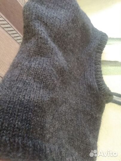 Капор женский вязаный