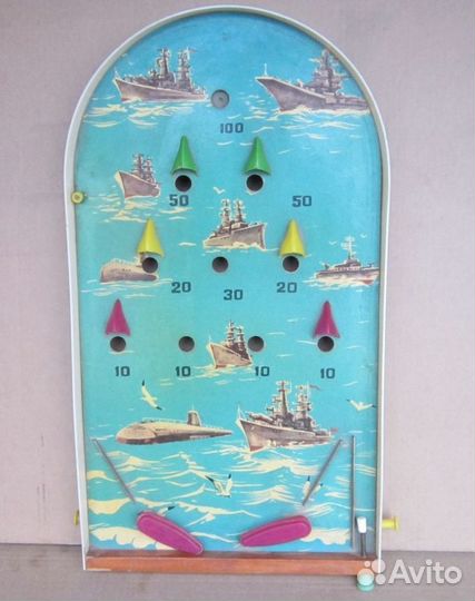 Настольная игра СССР бильярд