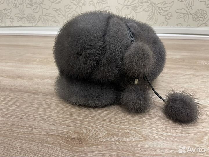 Шапка норковая женская