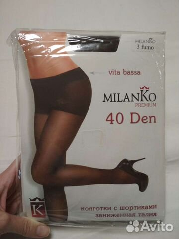 Упаковка капроновых колготок Milanko, р.3, 6 пар