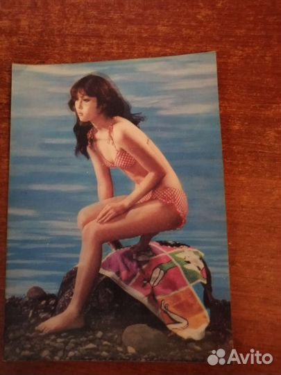 Стерео открытка времен СССР