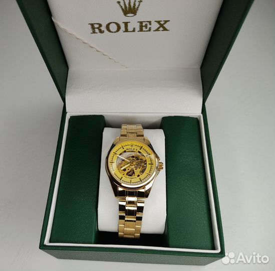 Женские Часы Rolex механические скелетоны