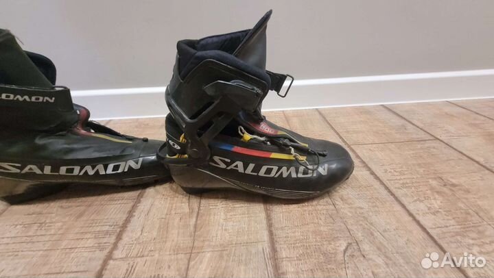 Лыжные ботинки salomon carbon 42,5