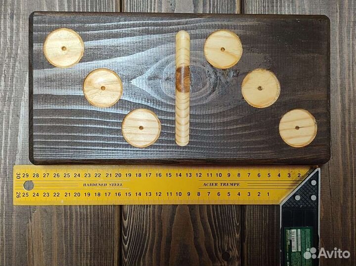 Необычное домино из дерева