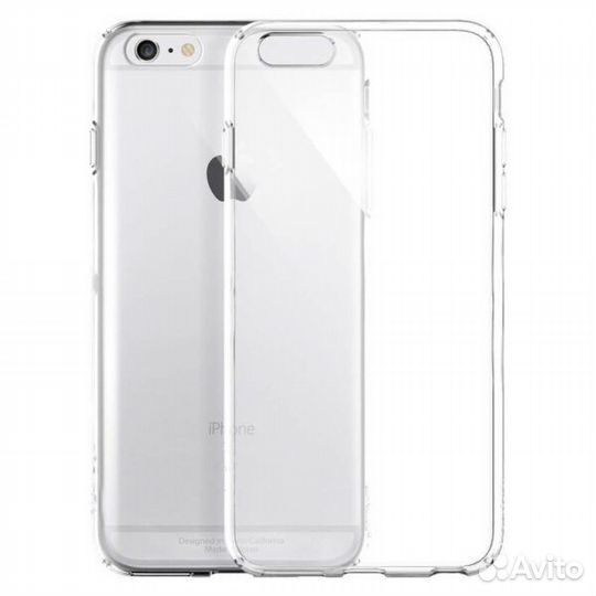 Чехол Apple iPhone 6 / 6s силикон (прозрачный)