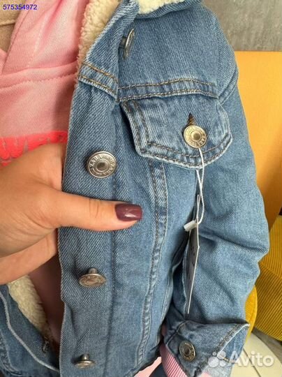 Утепленная джинсовка на девочку