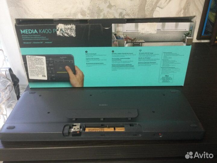 Клавиатура беспроводная logitech media k400 plus